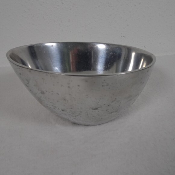 Pottery Barn Metallo Collection Egg Bowl Metal Aluminum Serving Dish - Picture 5 of 10